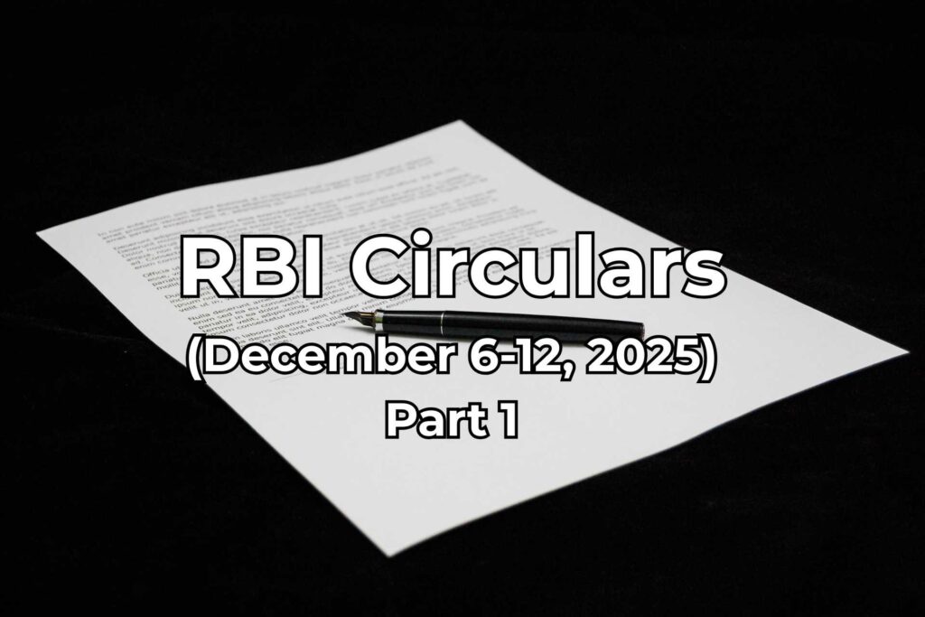 RBI Circulars Dec 6-12 Part 1