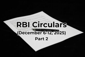 RBI Circulars Dec 6-12, Part 2