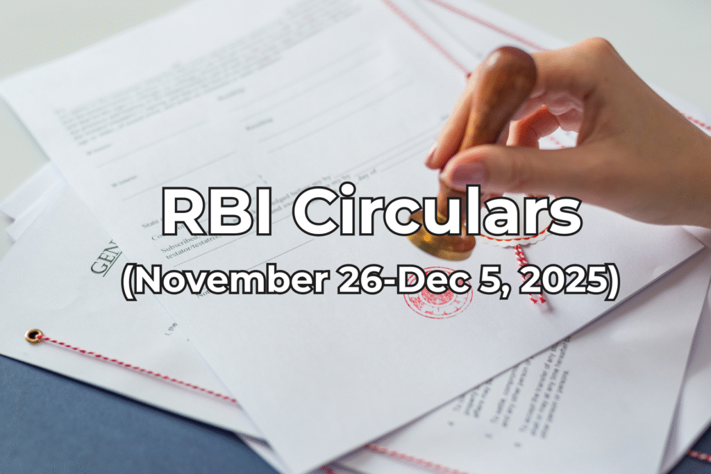 RBI Circulars Nov26-Dec5, 2025