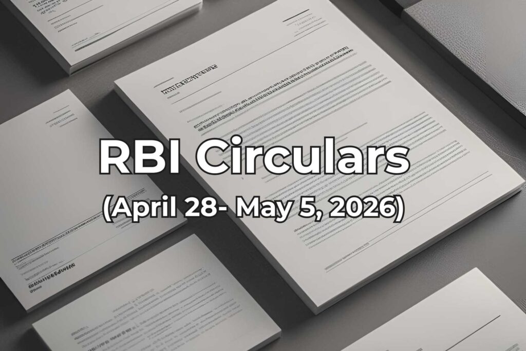 RBI Circulars April 28 to May 5, 2026